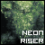 Neonriser 50x50 button