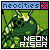 Neonriser 50x50 button sitekick